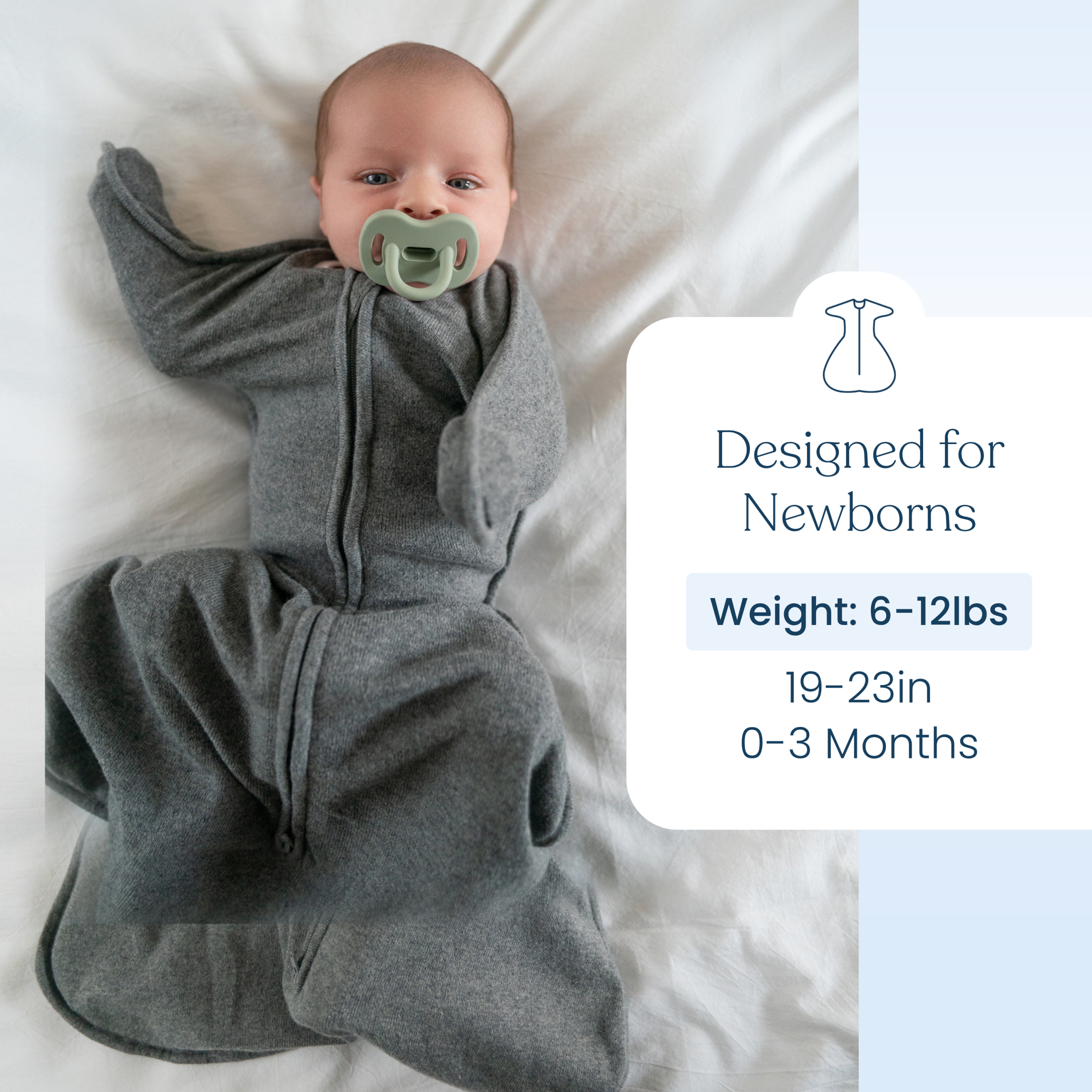 SwaddleStretchâ„¢ Newborn Swaddle TOG 0.5 - Image 4