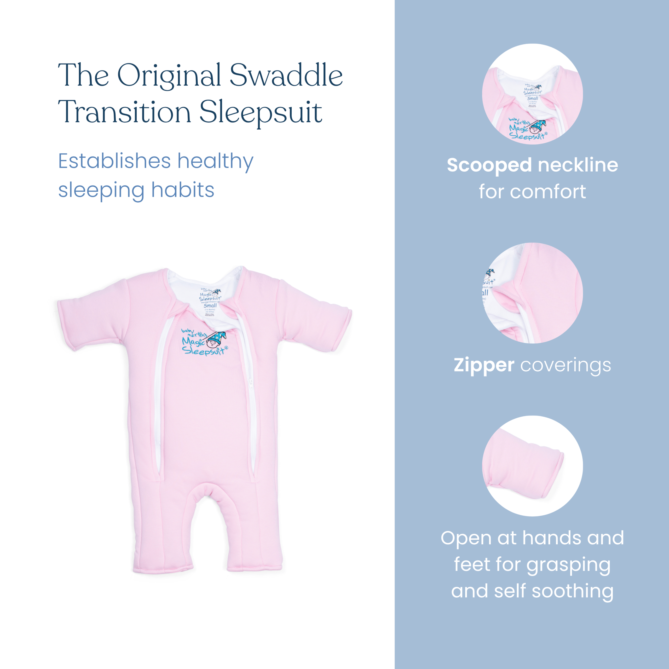 Baby Merlin's Magic Sleepsuit® Micro-Fleece - Image 3