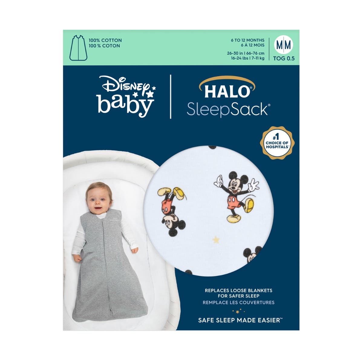 Disney™ 100% Cotton Wearable Blanket TOG 0.5 - Image 7