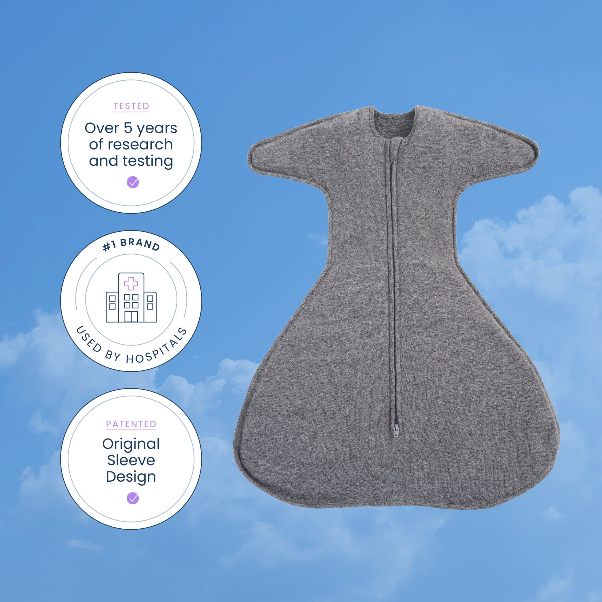 SwaddleStretchâ„¢ Newborn Swaddle TOG 0.5 - Image 2