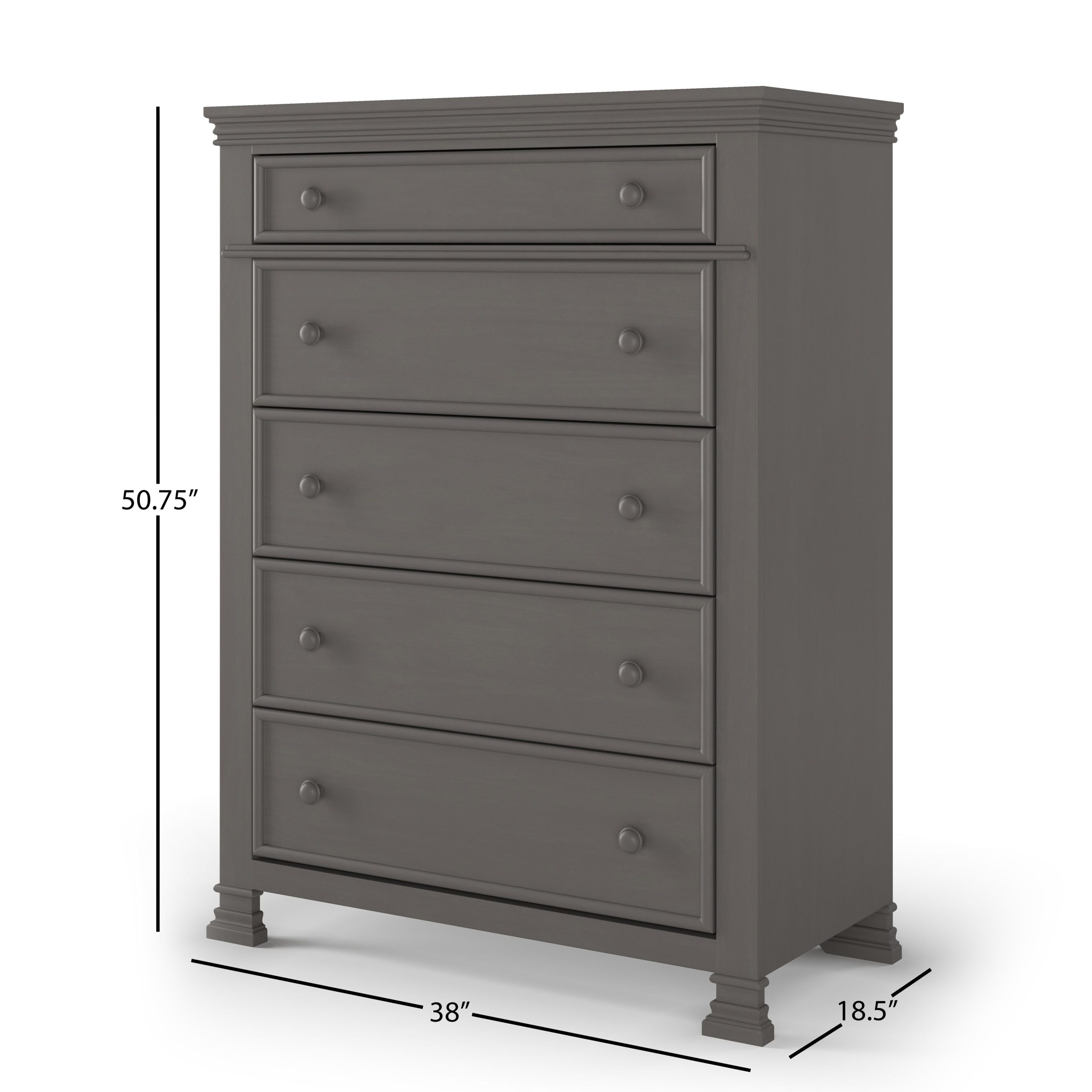 Westgate 3-Piece Nursery Set with Crib. Dresser and Chest - Image 7