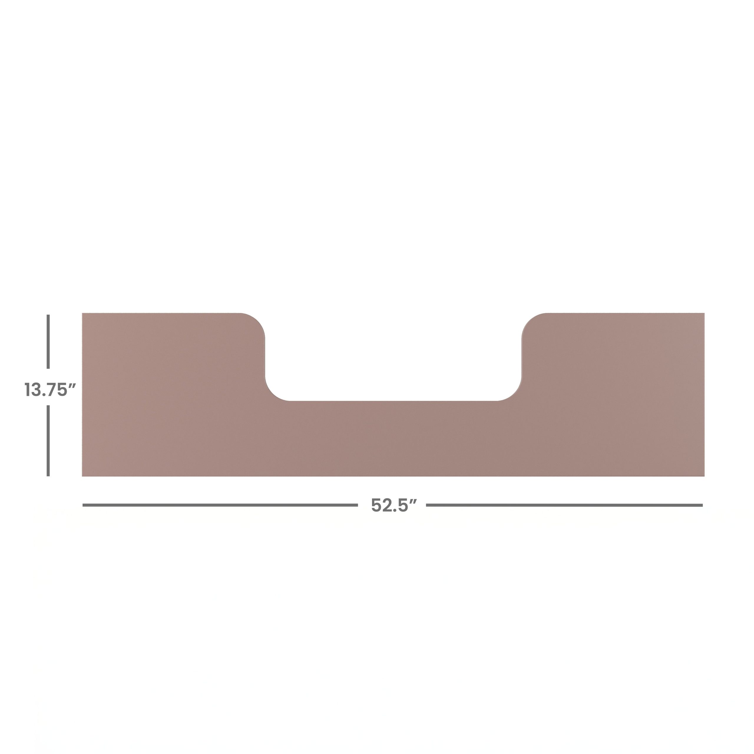 Toddler Guard Rail. Rose/Graphite - Image 2
