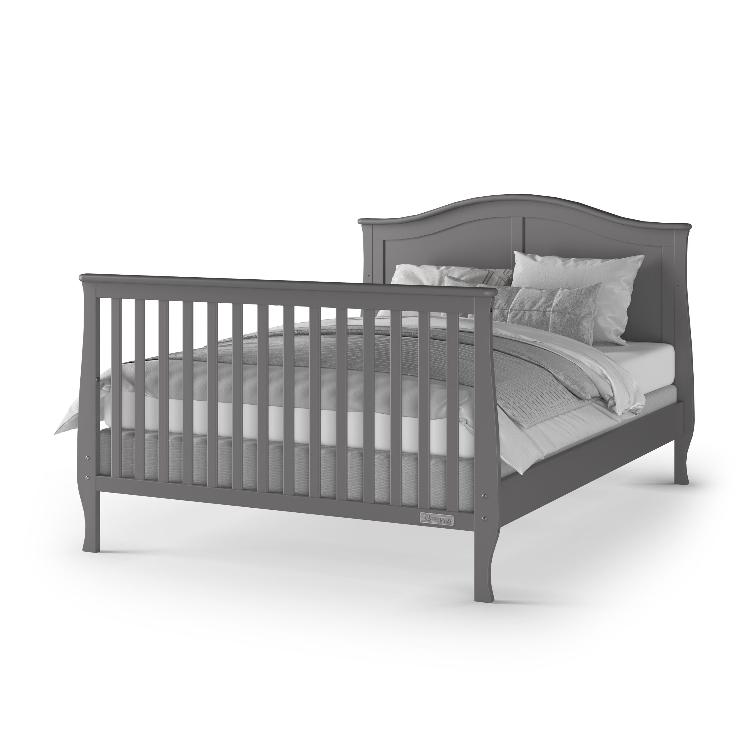 F06454 - Full-Size Bed Rails. Cool Gray - Image 3