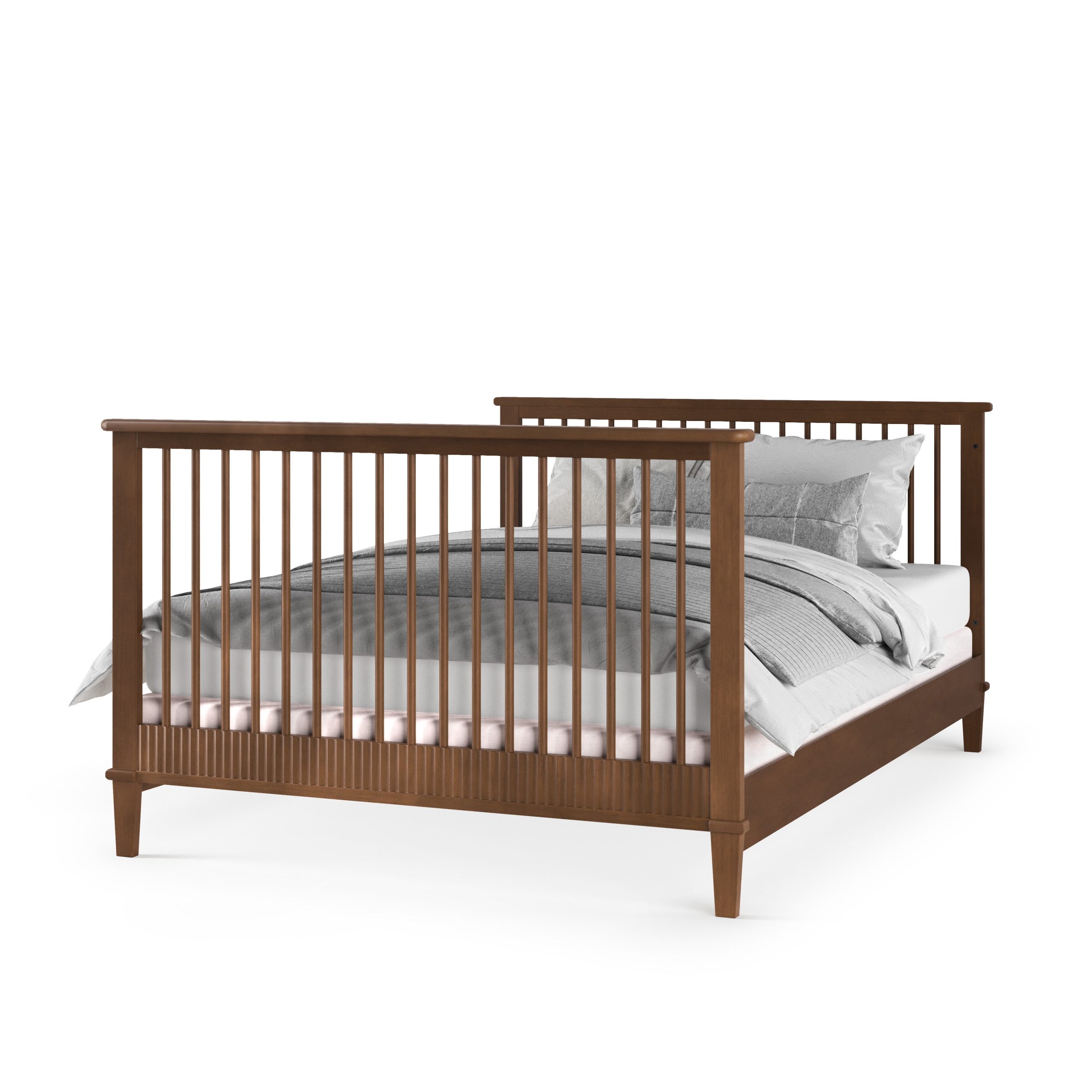 F06401 - Full-Size Bed Rails. Cocoa Bean - Image 4