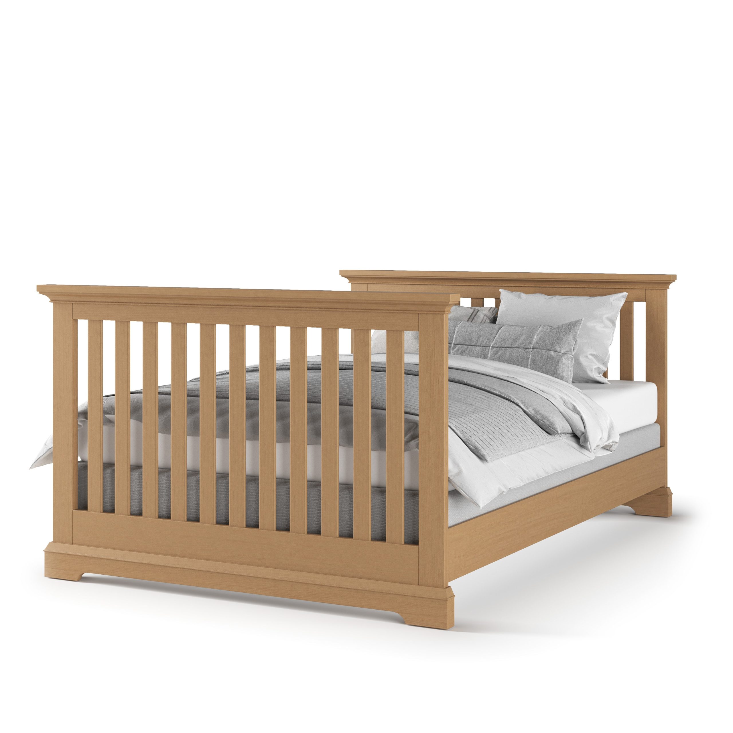 F06434 - Full-Size Bed Rails. Biscotti - Image 3