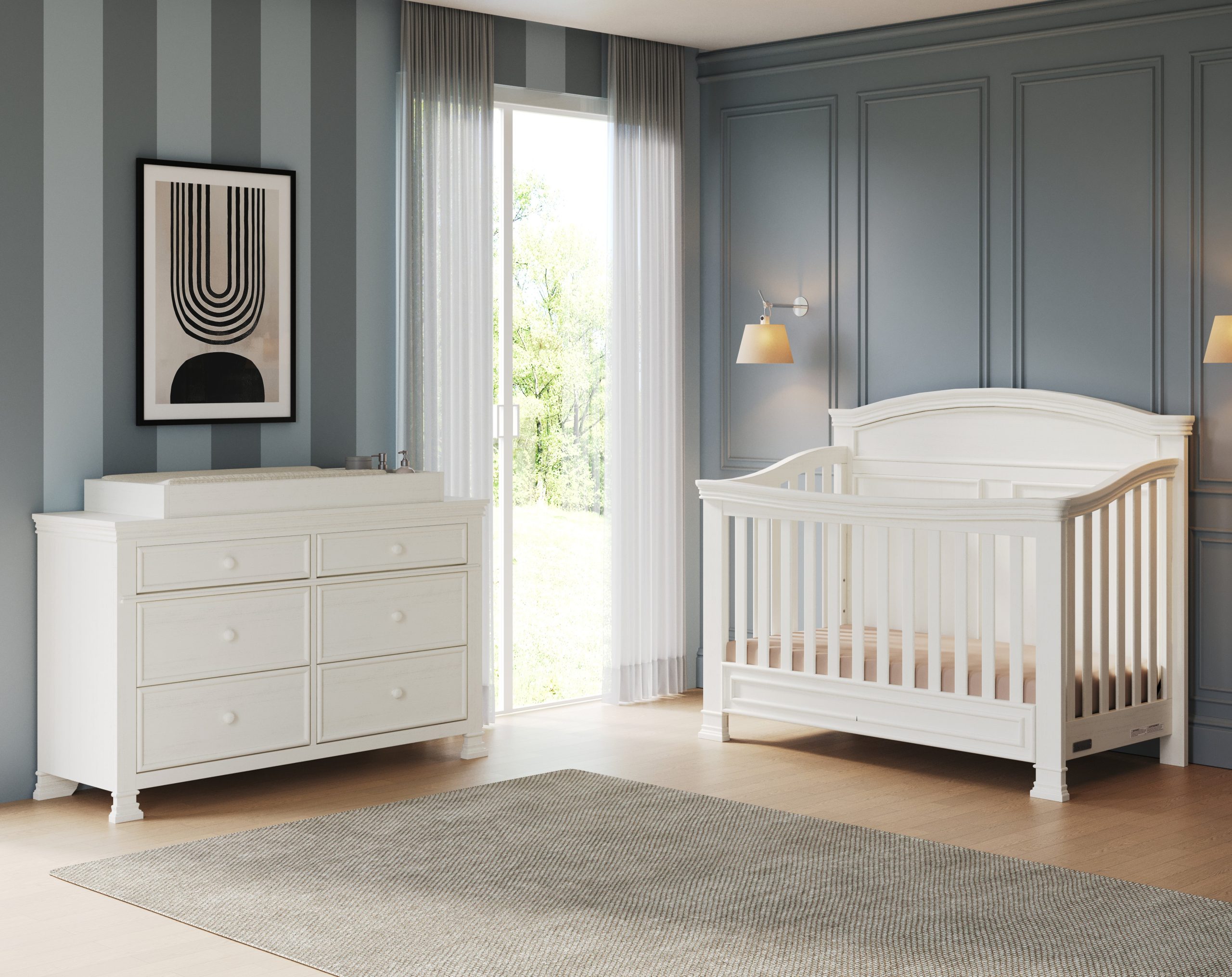 Westgate 4-in-1 Convertible Crib. Vintage Linen - Image 11