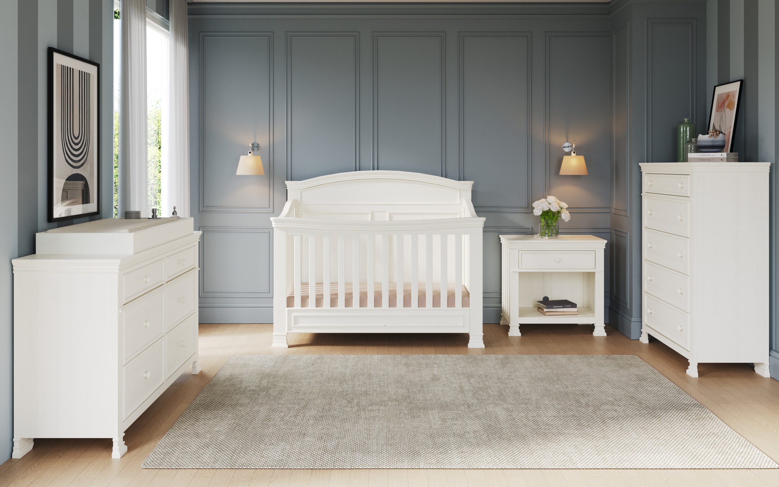 Westgate 4-in-1 Convertible Crib. Vintage Linen - Image 14