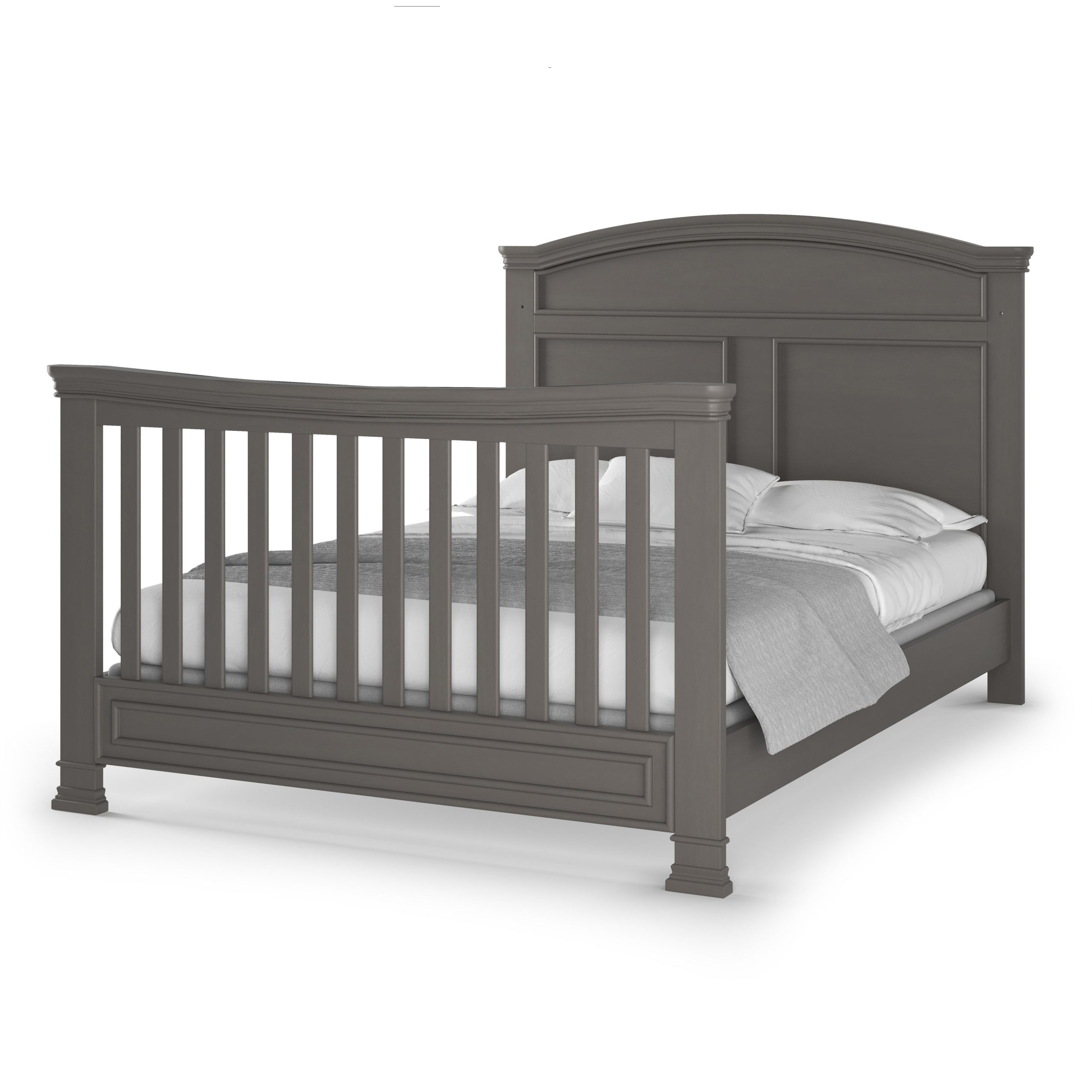 F06424 - Full-Size Bed Rails. Chelsea Gray - Image 2