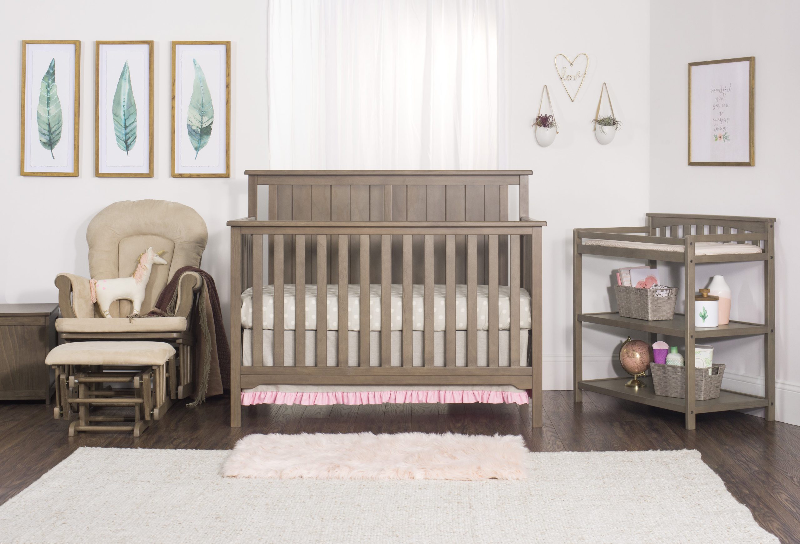 Flat Top Baby Changing Table. Dusty Heather - Image 10