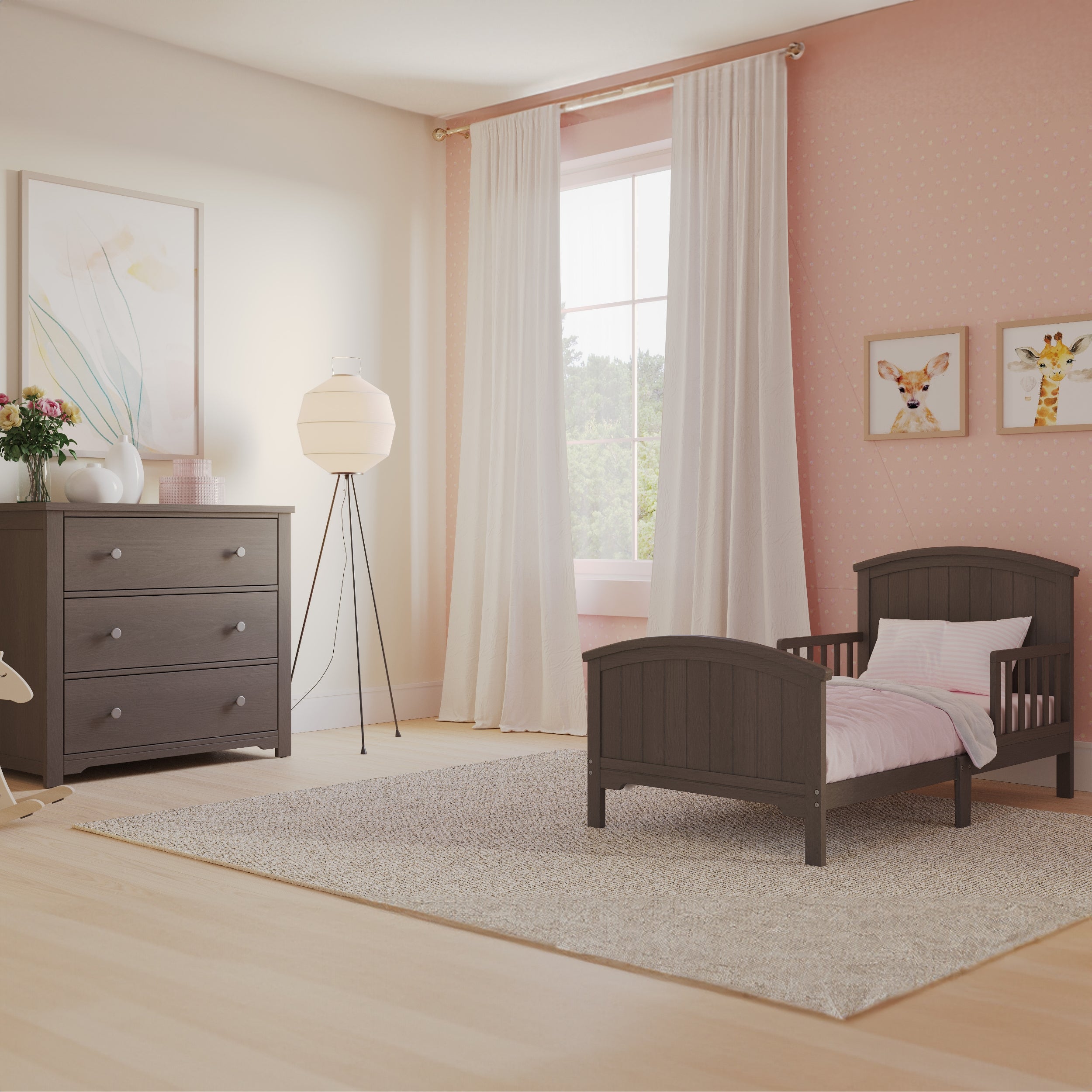 Hampton Toddler Bed. Dapper Gray - Image 5