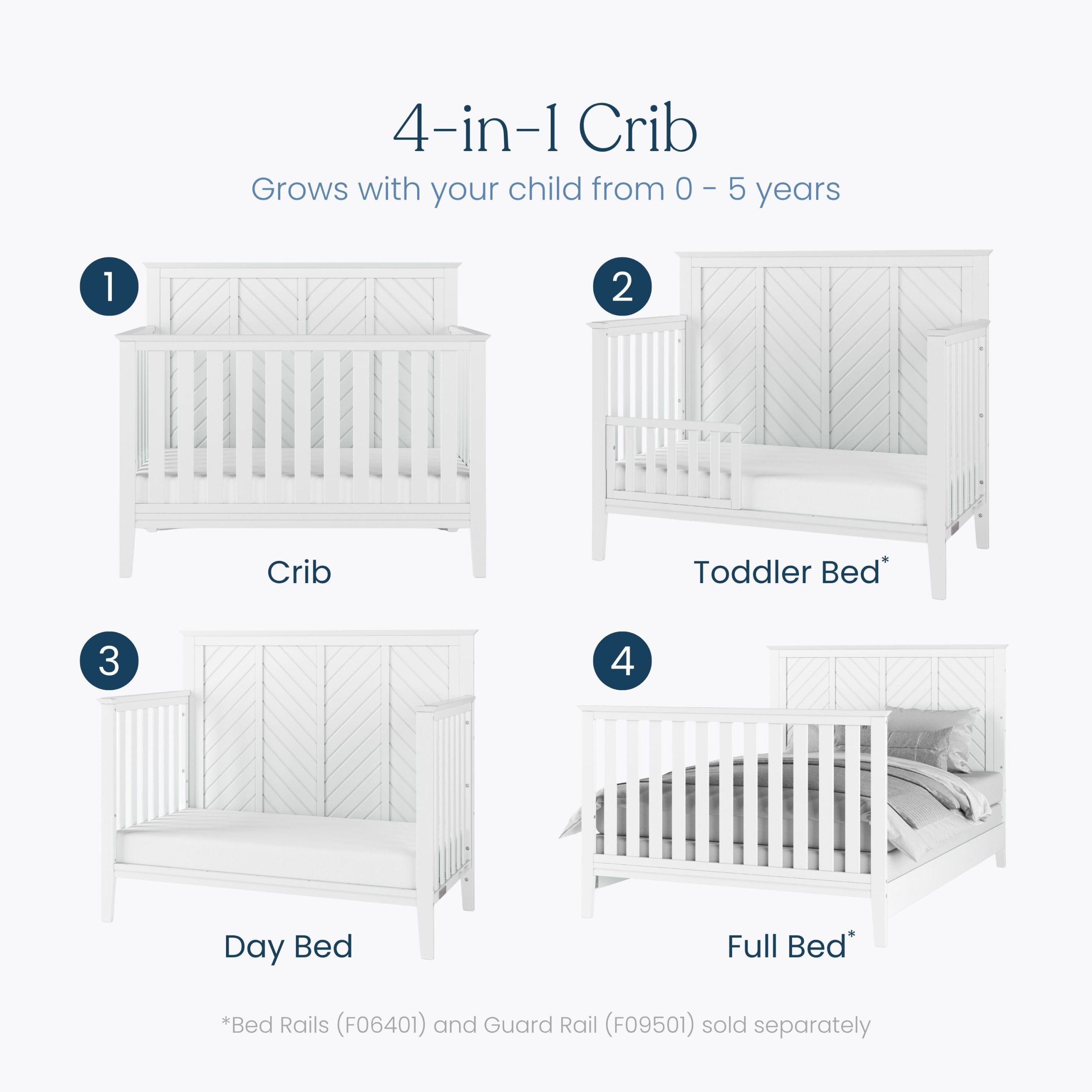 Atwood 2-Piece Nursery Set With Crib and Dresser - Image 4