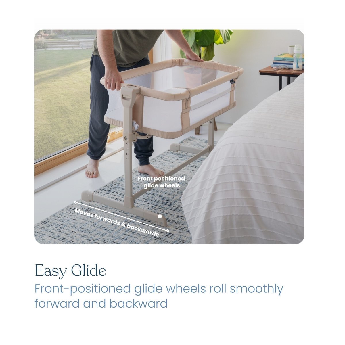 2-in-1 Bedside BassiNest Sleeper - Image 7