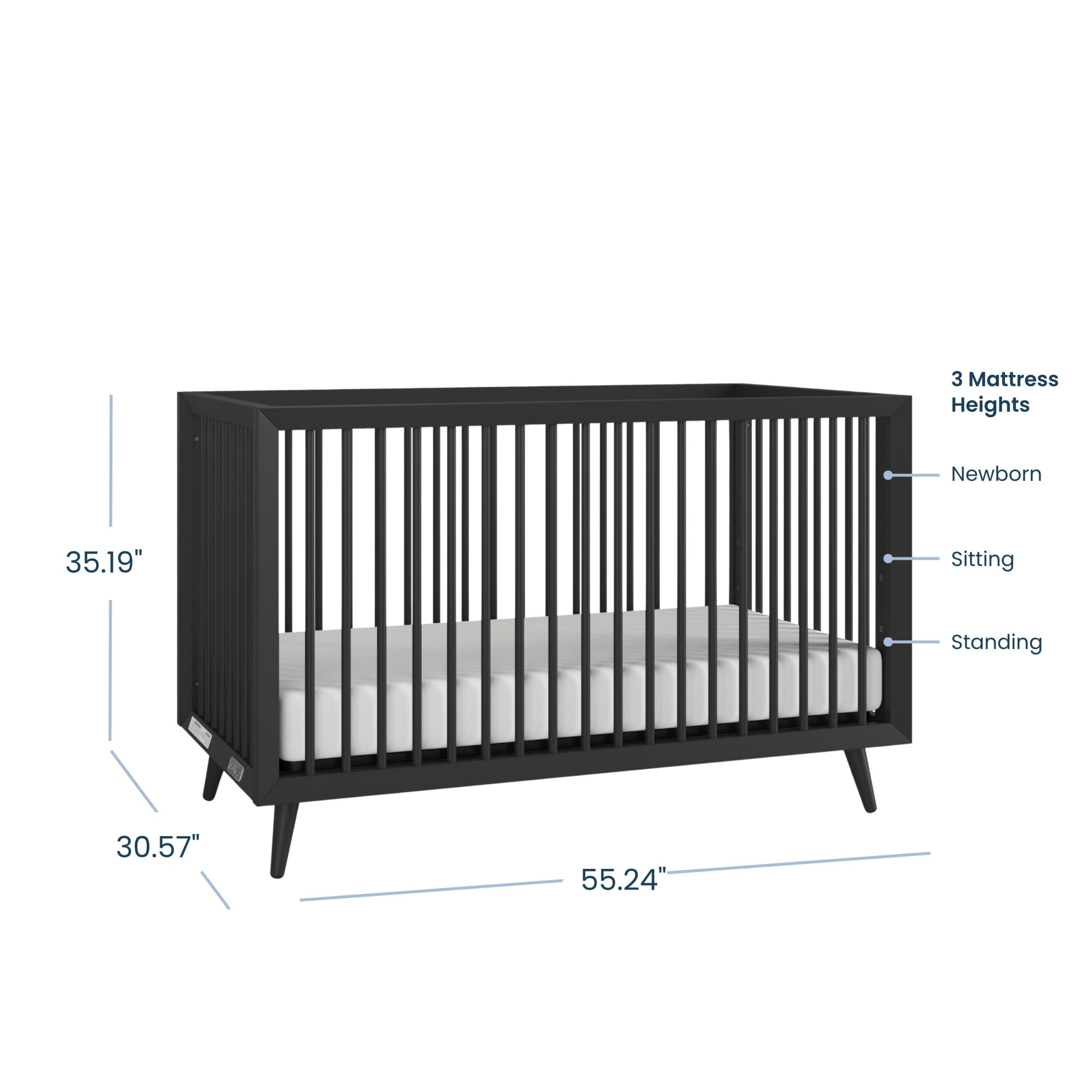 Cranbrook 3 Piece Nursery Set with Crib. Dresser and Chest - Image 2