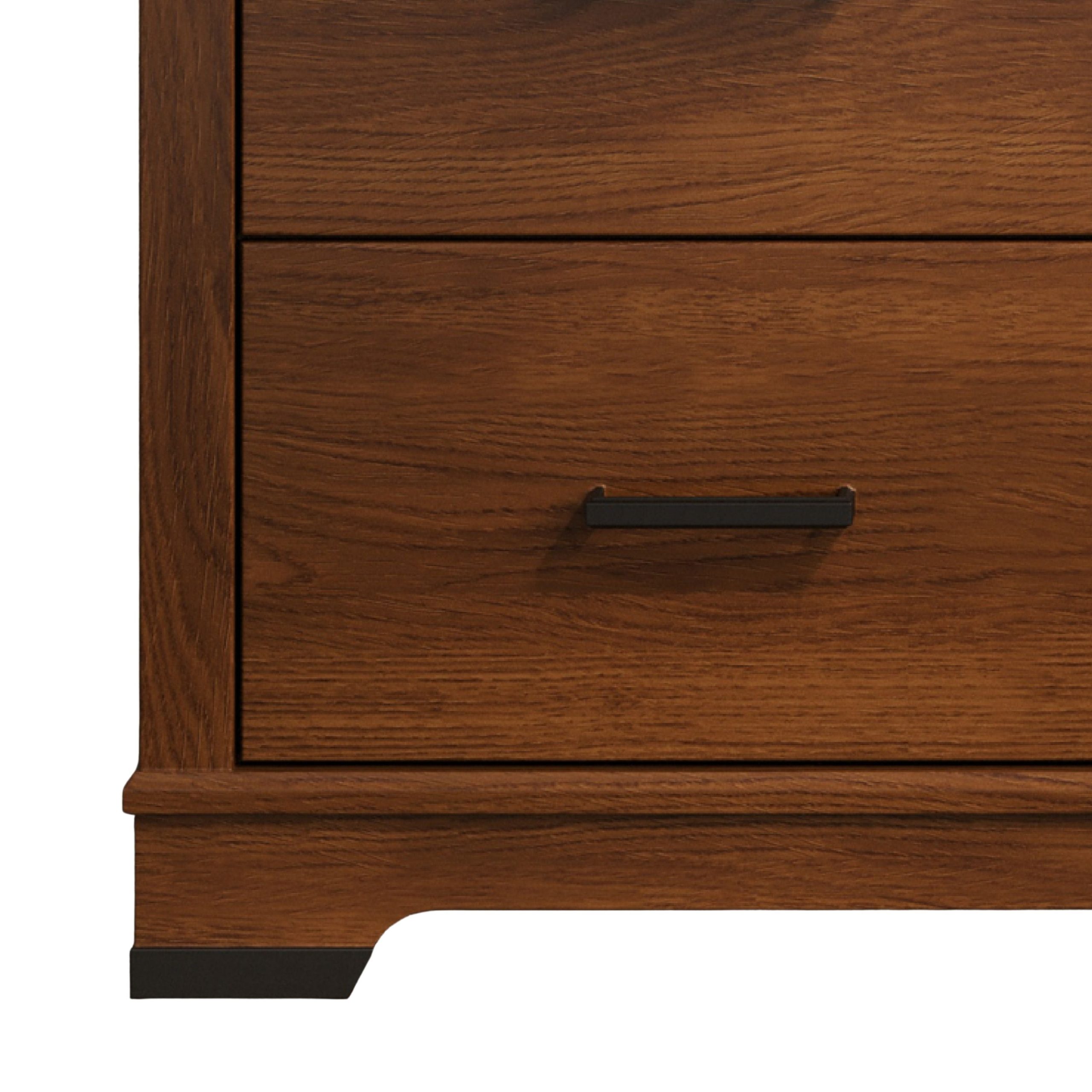 Redmond 3 Drawer Dresser. Coach Cherry - Image 4