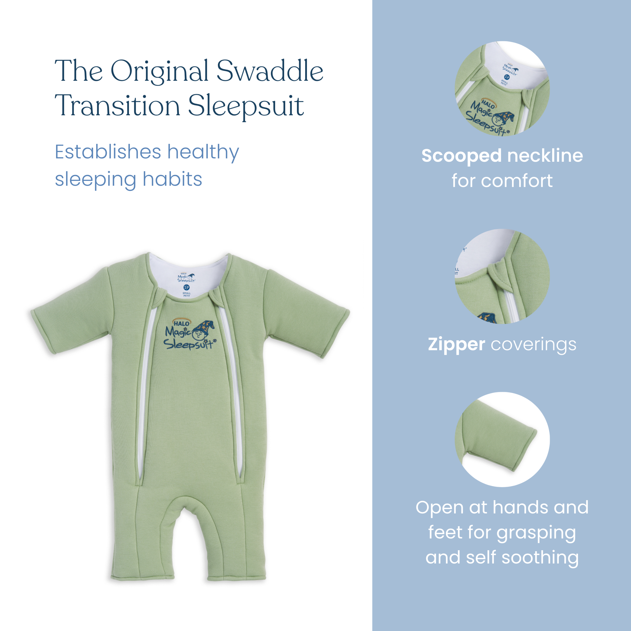 Baby Merlin's Magic Sleepsuit® 100% Cotton - Image 3