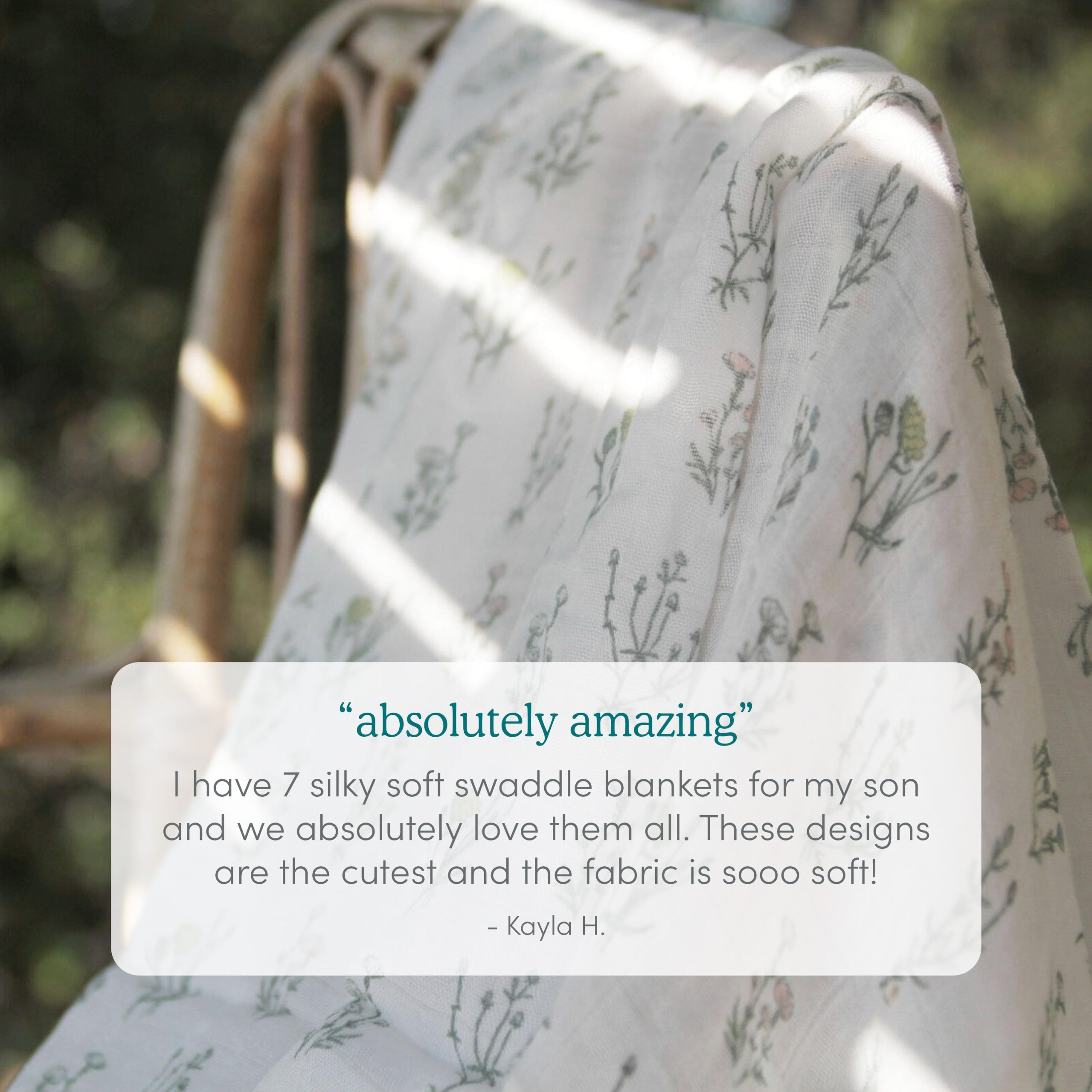 boutique silky soft swaddle blanket 3 pack - Image 4
