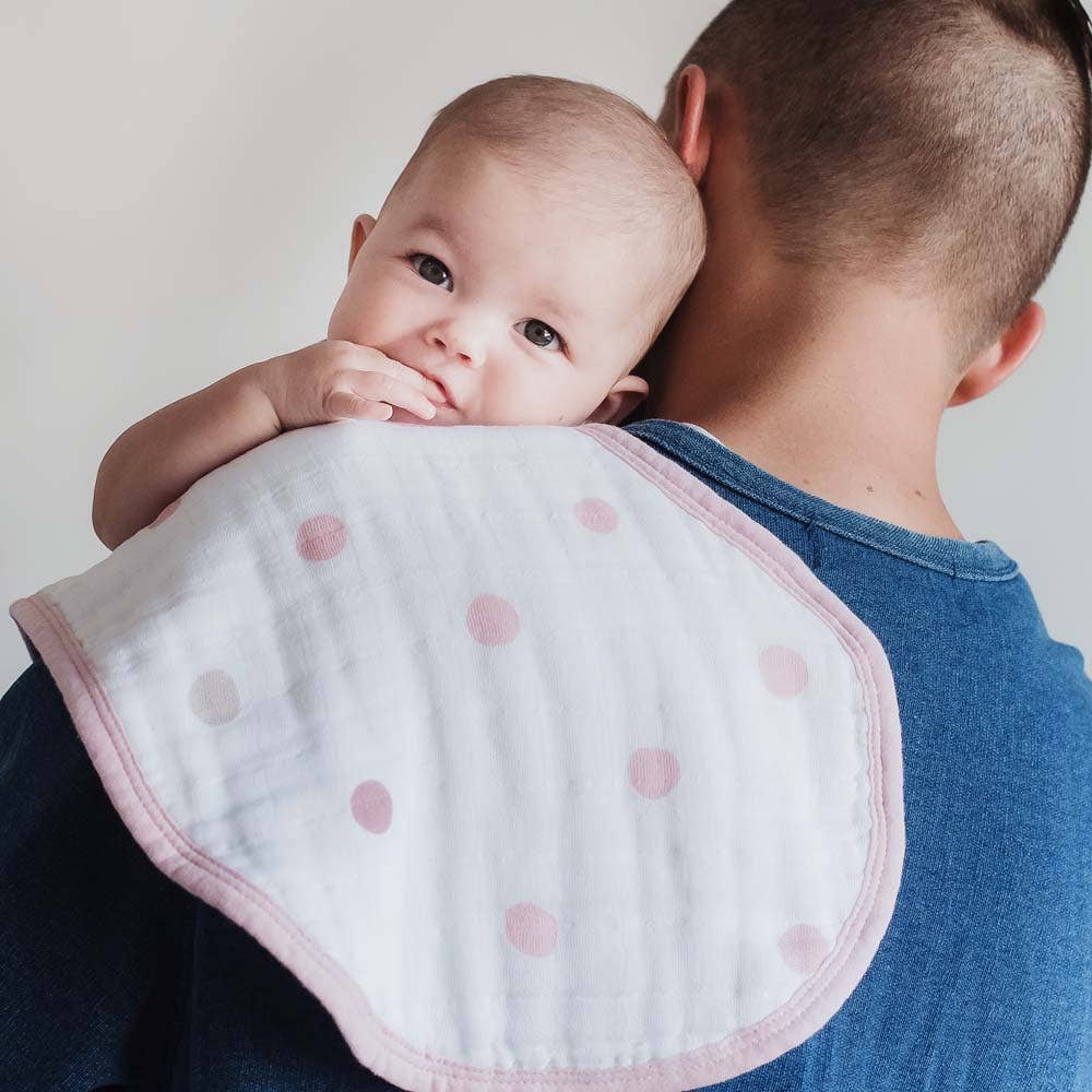 boutique 100% cotton muslin burpy bibs 2 pack - Image 3
