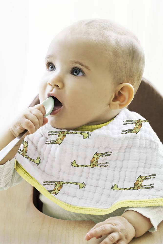 boutique 100% cotton muslin burpy bibs 2 pack - Image 4