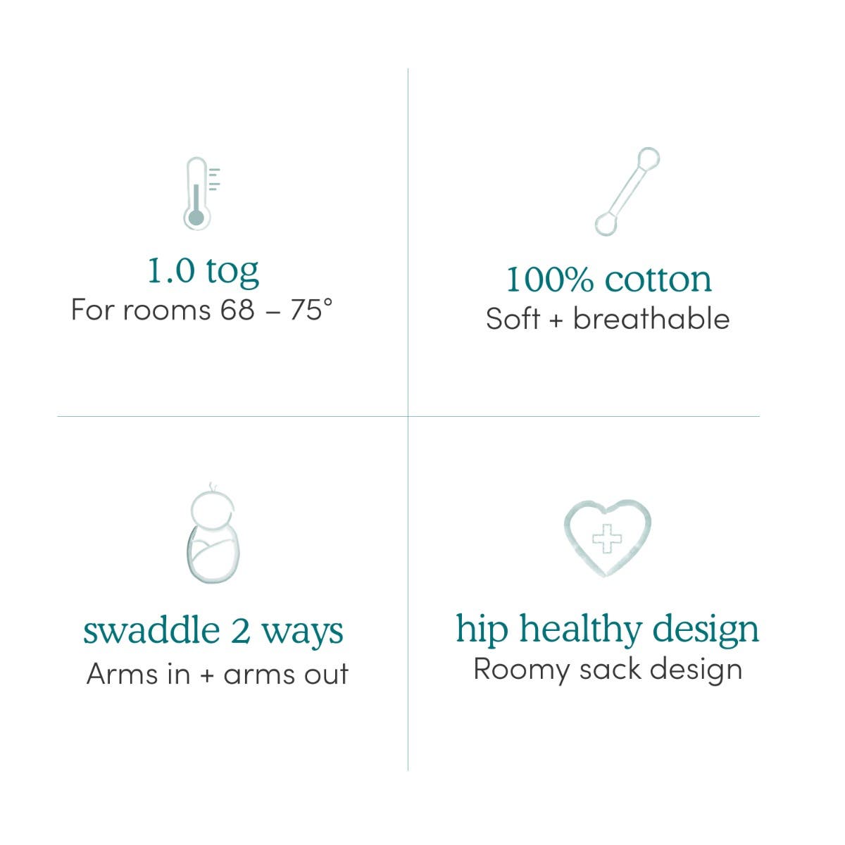 essentials easy swaddle wrap 3 pack - Image 4