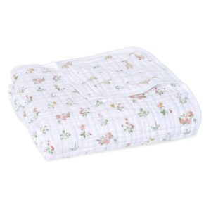 essentials cotton muslin dream blanket