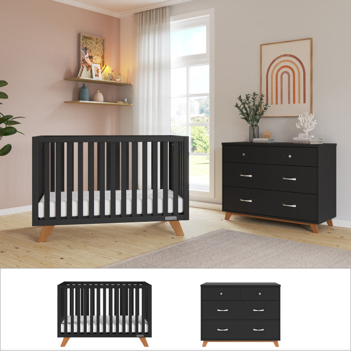 Soho 2-Piece Nursery Set with Crib and Dresser